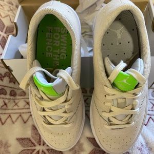 Women’s Nike Air Jordans Lo Top.  Worn once. Size 9M.